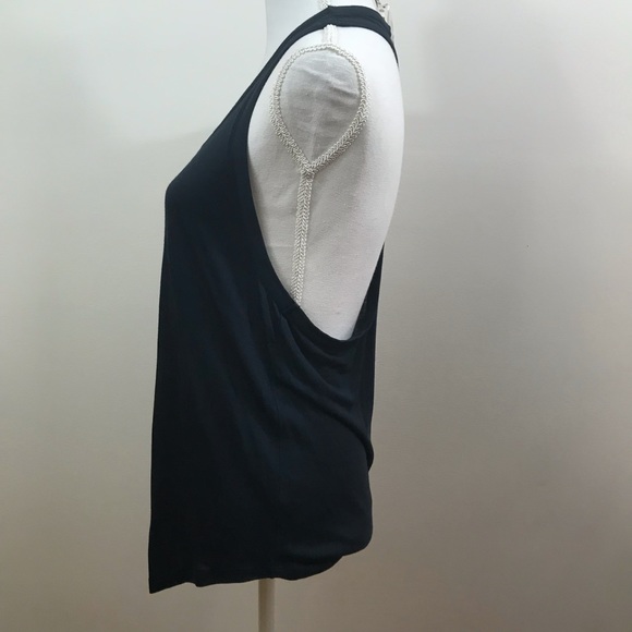 Haute Hippie Midnight Racer Back Tank Top Size M - Picture 3 of 6